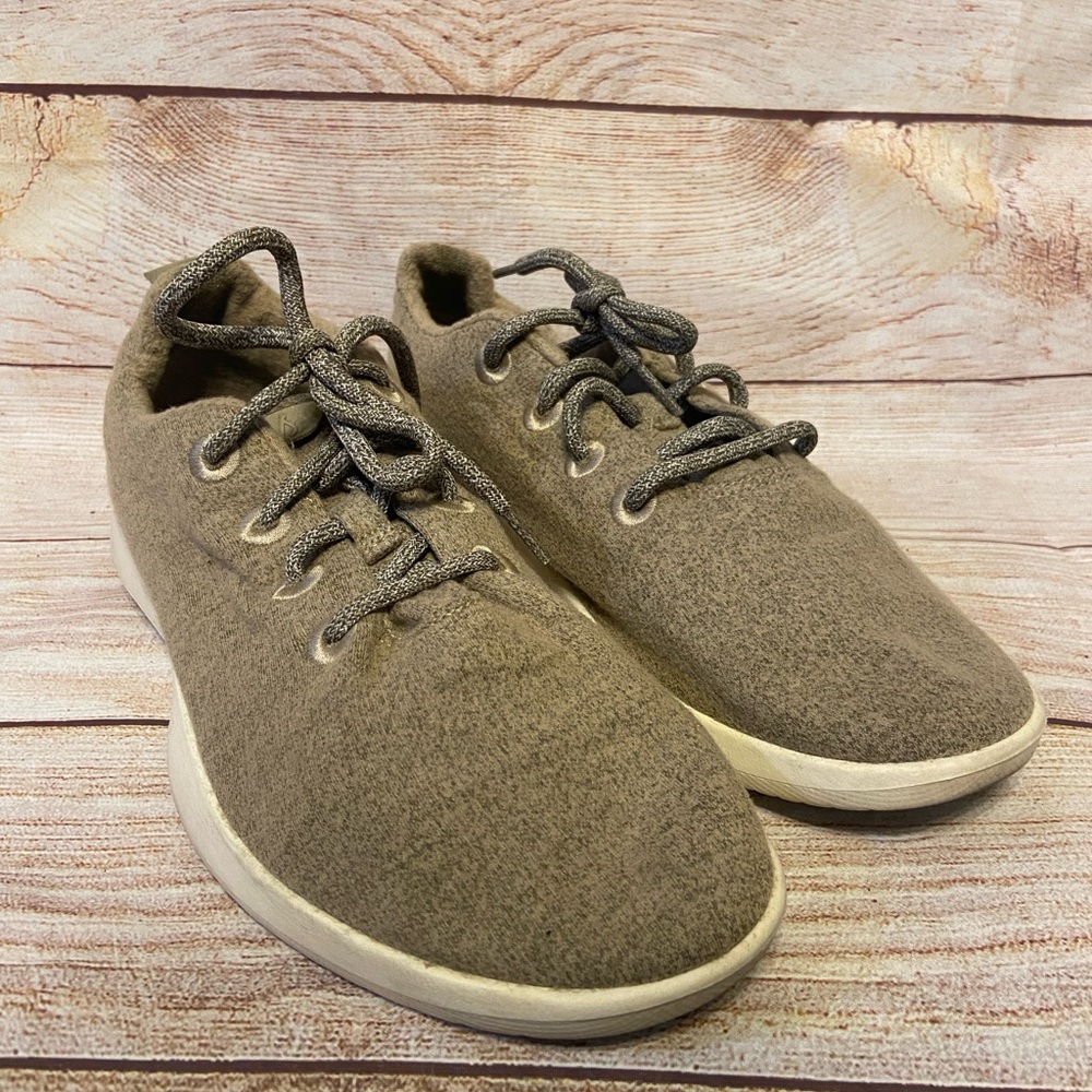 Allbirds Wool Runner Shoes In Hazy Beige Men’s Size 11
